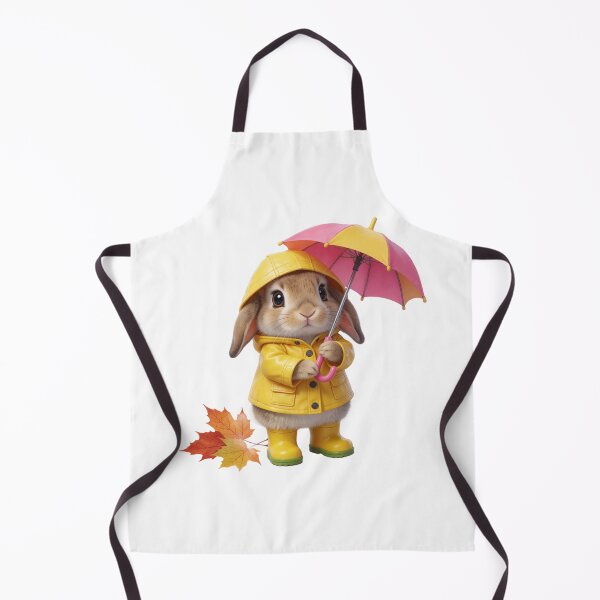 Item preview, Autumn Bunny Sticker | Cute Rabbit with Umbrella designed and sold by AillustriaAK.