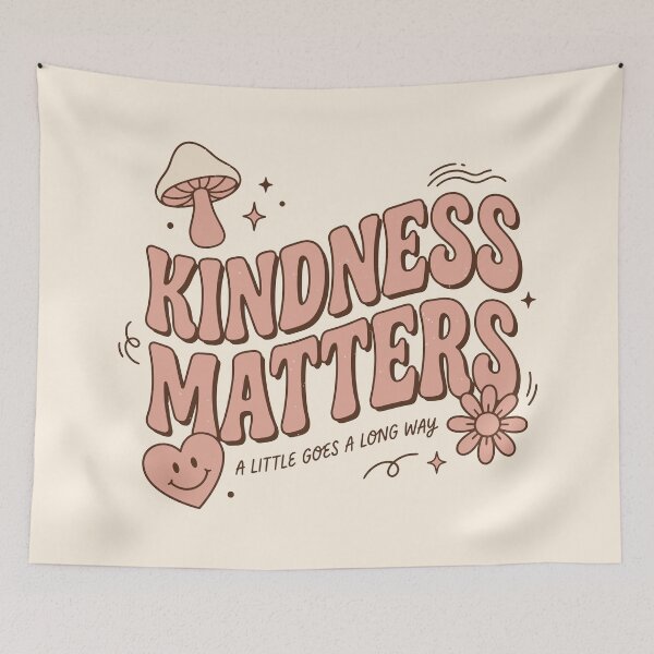 Item preview, Retro Groovy Kindness Matters designed and sold by Amir Faysal.