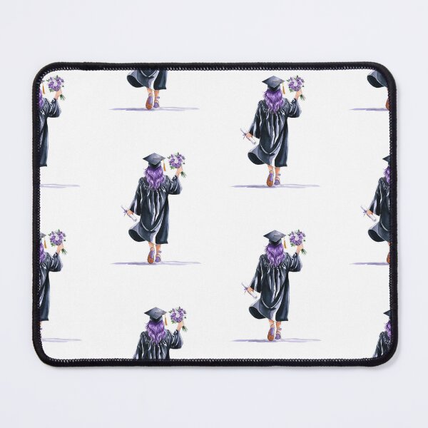 Item preview, Purple Hair Graduation Girl designed and sold by Roy & Tiffany.