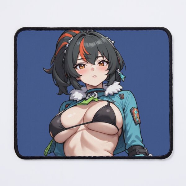 Item preview, ZZZ Zhu Yuan Crop Jacket Swimsuit Pin Up designed and sold by Jimakmo.