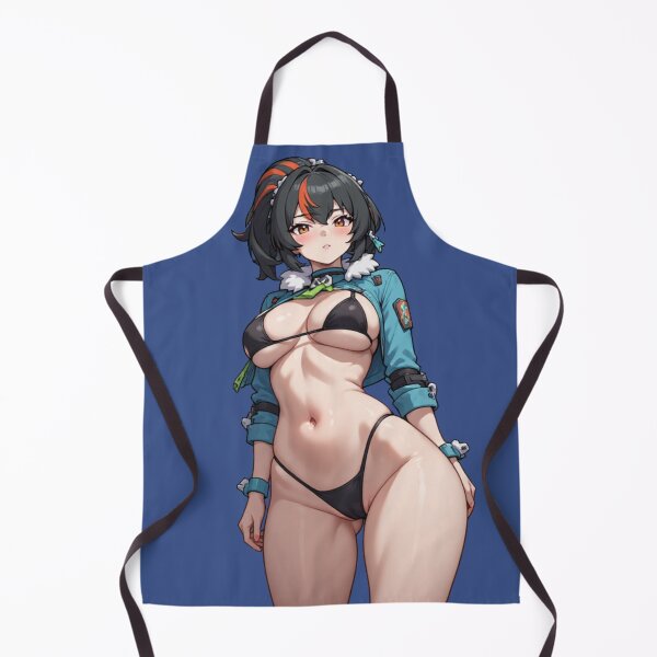Item preview, ZZZ Zhu Yuan Crop Jacket Swimsuit Pin Up designed and sold by Jimakmo.