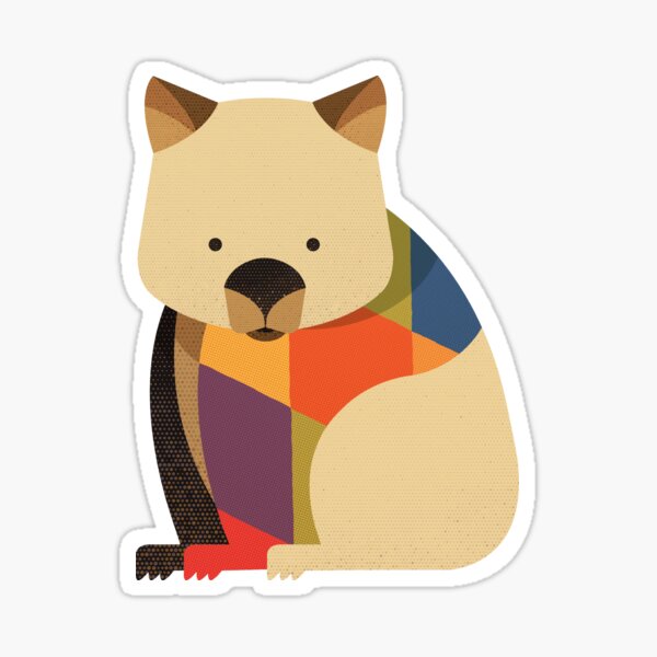Hello Wombat Sticker