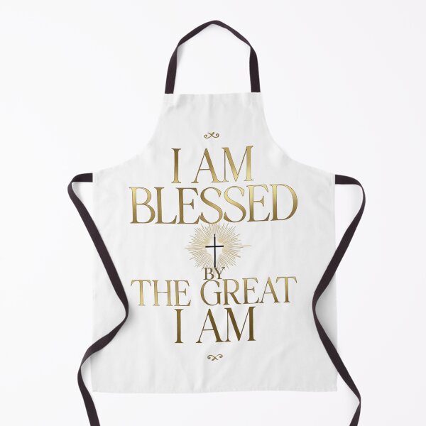 Item preview, "I AM BLESSED BY THE GREAT I AM", A bold and elegant declaration of faith. designed and sold by KINGDOM GOLD STUDIO.