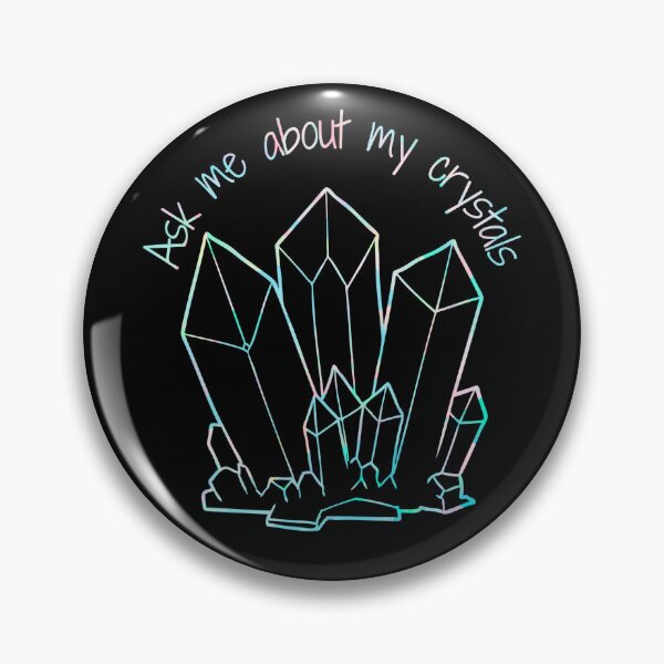 Item preview, Ask Me About My Crystals Iridescent Design designed and sold by Vileprint.