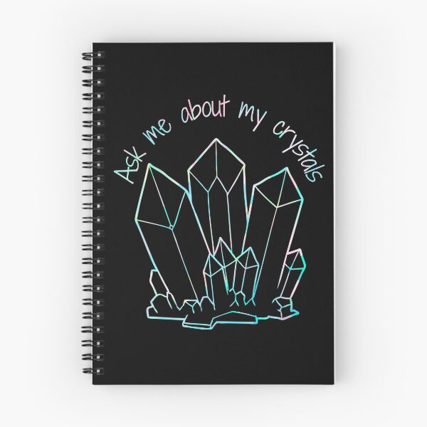 Item preview, Ask Me About My Crystals Iridescent Design designed and sold by Vileprint.
