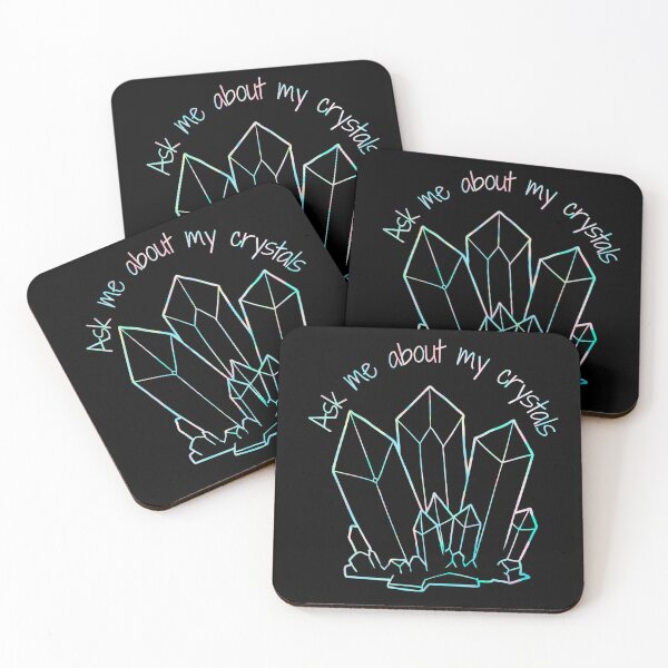Item preview, Ask Me About My Crystals Iridescent Design designed and sold by Vileprint.