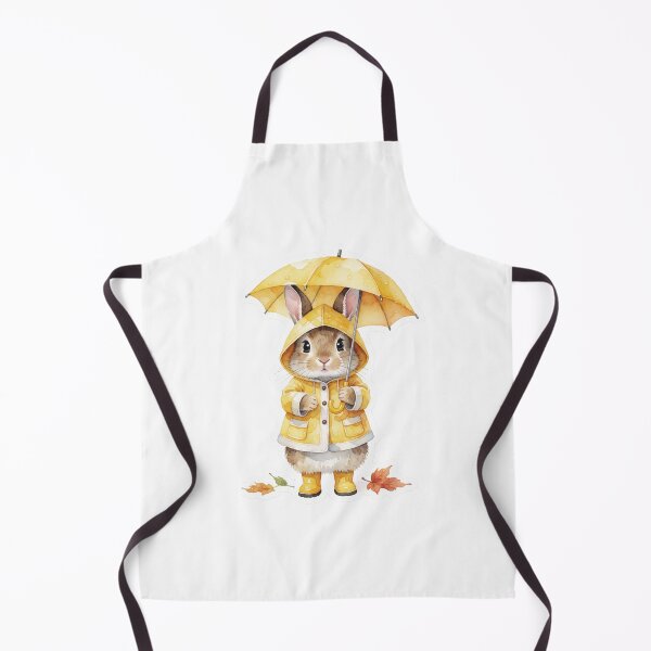 Item preview, Autumn Bunny Sticker | Cute Rabbit with Umbrella designed and sold by AillustriaAK.