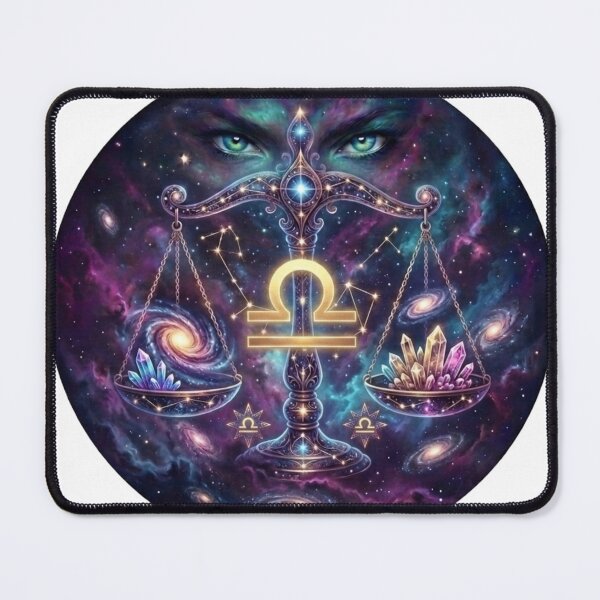 Item preview, Libra Zodiac Sign Cosmic Art - Astrology and Horoscope Design designed and sold by BoldConcept43.