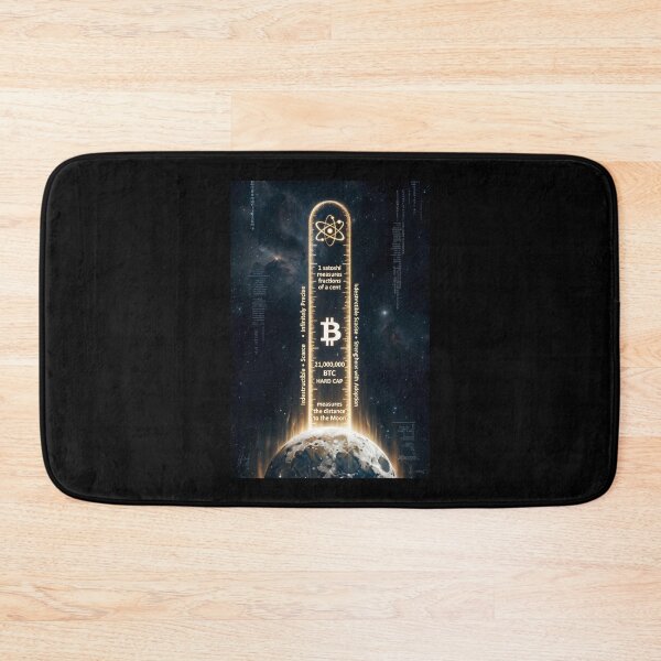 Item preview, Bitcoin fixed length ruler (21m) with divisibility fine enough to measure an atom or the distance to the moon designed and sold by Fractal_Psyience.