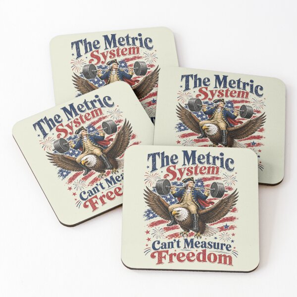 Item preview, Metric System Cant Measure Freedom, Funny Founding Father Gym designed and sold by rusiaa.