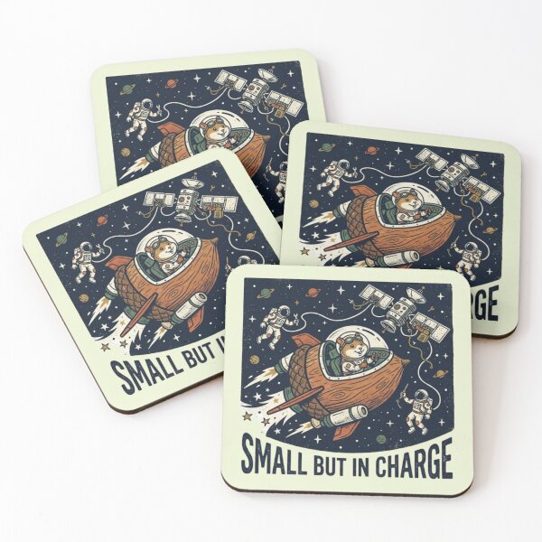 Item preview, Small But In Charge – Astronaut Hamster Design designed and sold by Dogandesighn.
