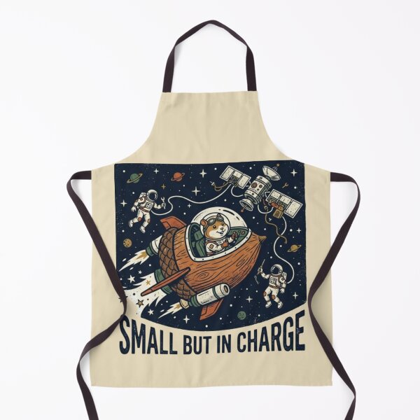 Item preview, Small But In Charge – Astronaut Hamster Design designed and sold by Dogandesighn.