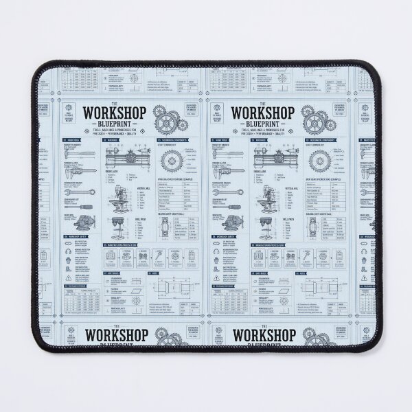 Item preview, Workshop Blueprint Engineering Tools and Machinery Reference designed and sold by Evergreen Horizon Works.