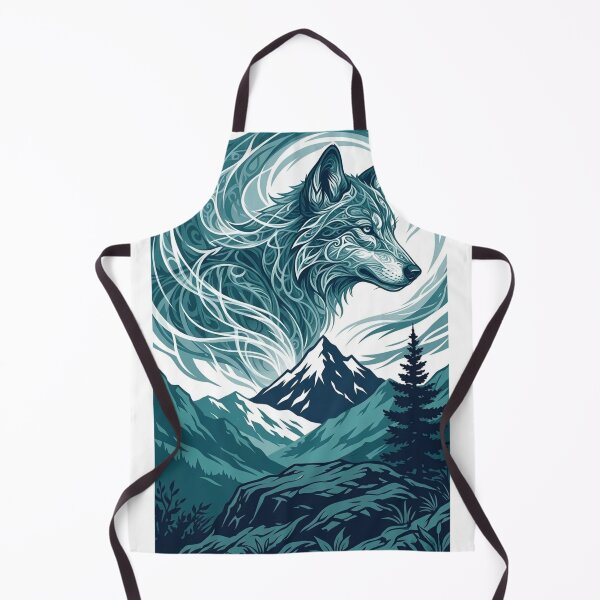 Item preview, Mystical Wolf Mountain T-Shirt Design designed and sold by Gabe1983.