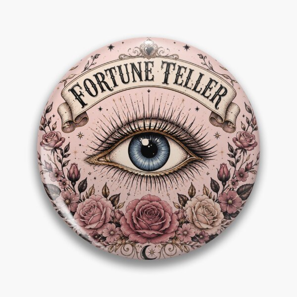 Item preview, Fortune Teller Evil Eye Floral Print designed and sold by Ioanna-Studio.