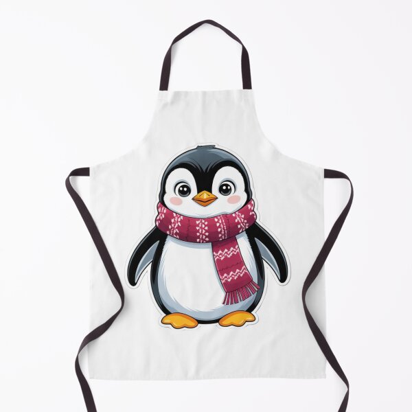 Item preview, Cute baby penguin wrapped in a scarf designed and sold by kidoramagic.