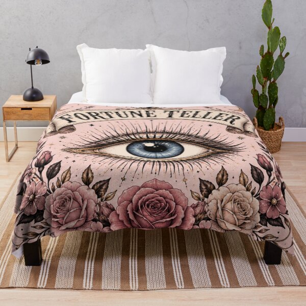 Item preview, Fortune Teller Evil Eye Floral Print designed and sold by Ioanna-Studio.