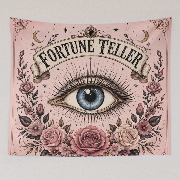 Item preview, Fortune Teller Evil Eye Floral Print designed and sold by Ioanna-Studio.
