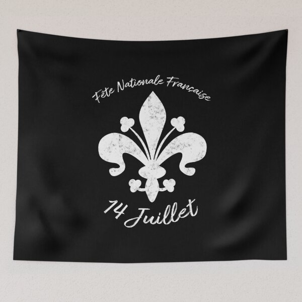 Item preview, Fête Nationale Française 14 Juillet Fleur de Lis designed and sold by AntiqueImages.