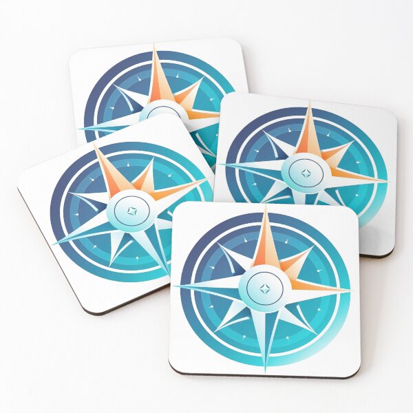 Artikelvorschau, Kompass-Emblem entworfen und verkauft von MiraCleAI.