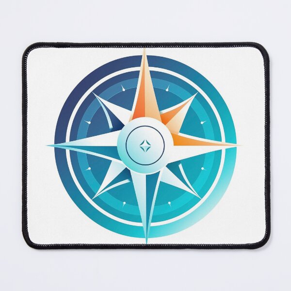 Item preview, Compass emblem designed and sold by MiraCleAI.