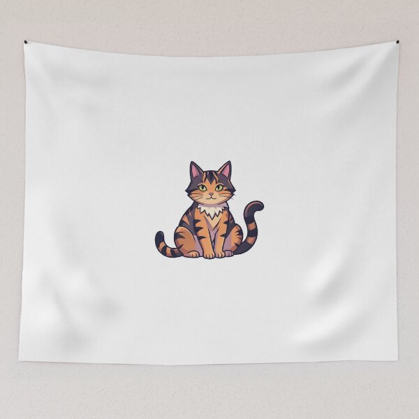 Item preview, Cute Tabby Cat Cartoon Orange Brown Kitten designed and sold by KCasual.