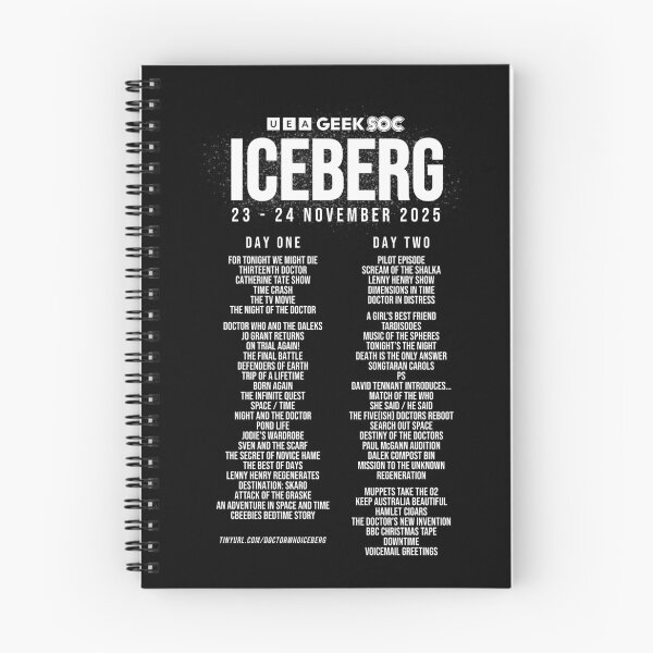 Item preview, Iceberg Marathon Tour Dates designed and sold by UEAGeekSoc.