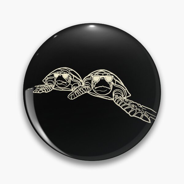 Item preview, Party Turtles Fun Turtle Ocean and Sea Creature Lover Design Black designed and sold by DesignedByMarty.
