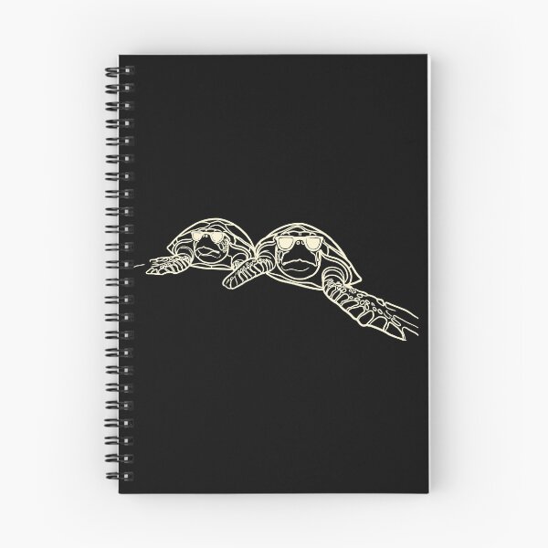 Item preview, Party Turtles Fun Turtle Ocean and Sea Creature Lover Design Black designed and sold by DesignedByMarty.