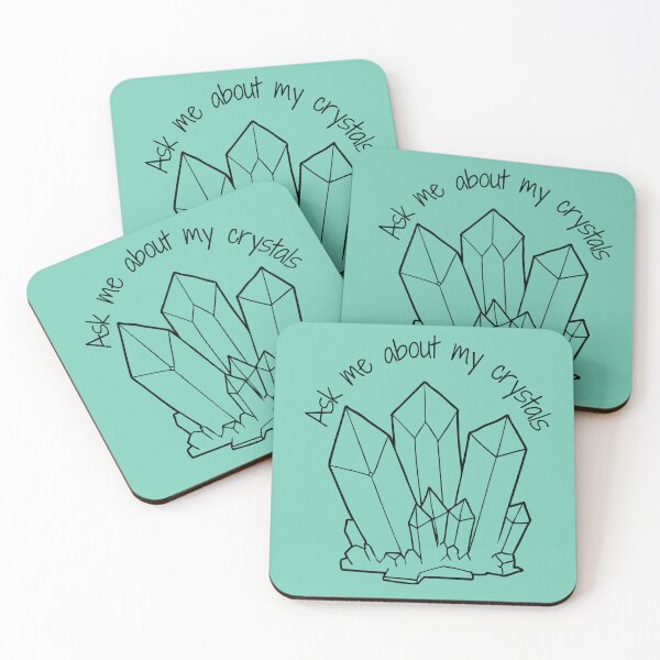 Item preview, Ask Me About My Crystals Iridescent Design designed and sold by Vileprint.
