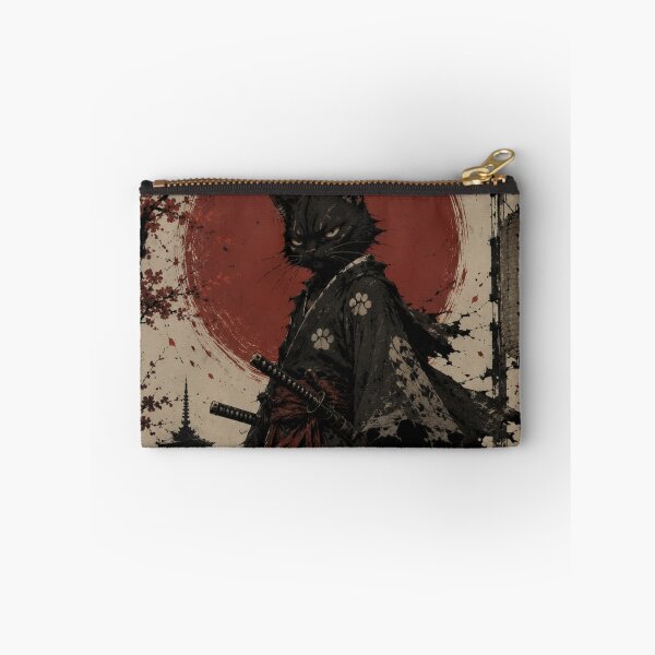 Item preview, Black Cat Samurai | Anthropomorphic Ronin in Ancient Japan designed and sold by ITSimagination.