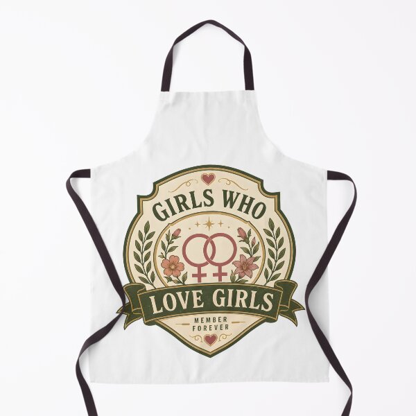 Item preview, Girls Who Love Girls Badge designed and sold by Craft Design Alchemy.