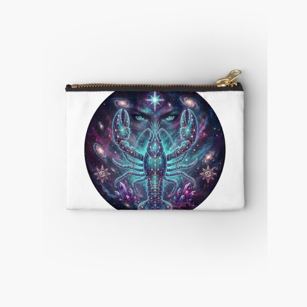 Item preview, Cancer Zodiac Sign Cosmic Art - Astrology and Horoscope Design designed and sold by BoldConcept43.