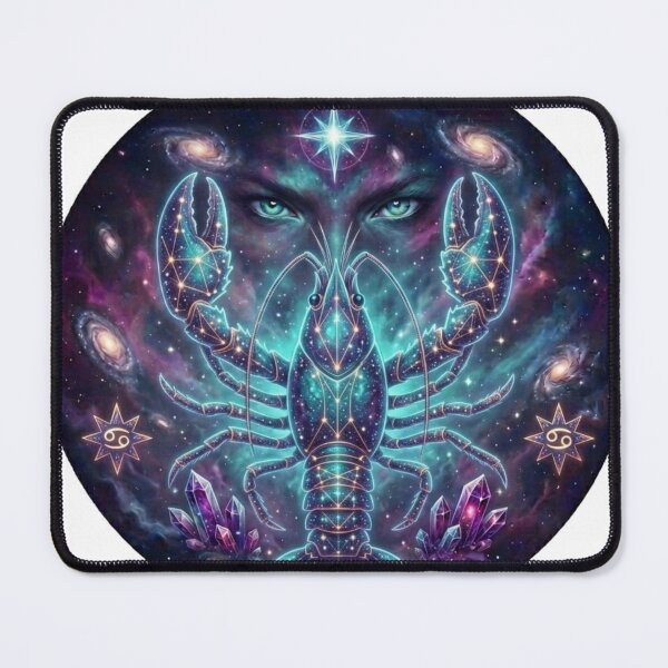 Item preview, Cancer Zodiac Sign Cosmic Art - Astrology and Horoscope Design designed and sold by BoldConcept43.