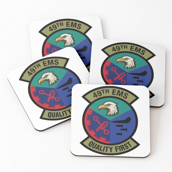 Item preview, 49th EMS Quality First Squadron Patch designed and sold by CharlieDesings.