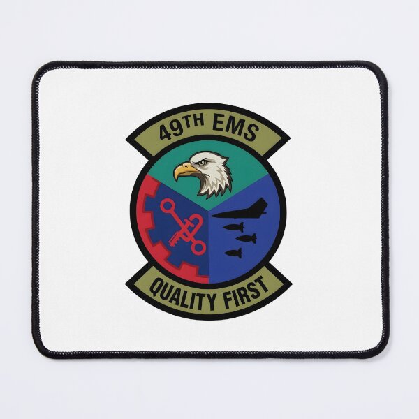 Item preview, 49th EMS Quality First Squadron Patch designed and sold by CharlieDesings.