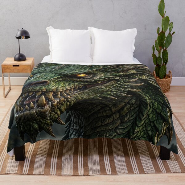Item preview, Emerald Dragon Warlord | Ancient Forest Dragon Fantasy Art designed and sold by DrakariArt.