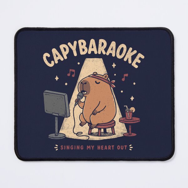 Item preview, Capybaraoke designed and sold by fathi Illustration.