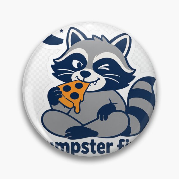 Item preview, Mischievous Raccoon Pizza designed and sold by Driftmark.