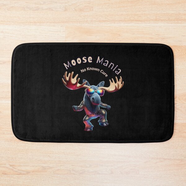 Item preview, Moose Mania - No Known Cure Funny Disco Moose  designed and sold by PatykArt.