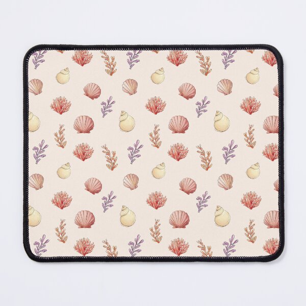 Item preview, Cute seamless pattern with seashells - pastel ocean animal print for nursery decor. designed and sold by ArtFairy38.
