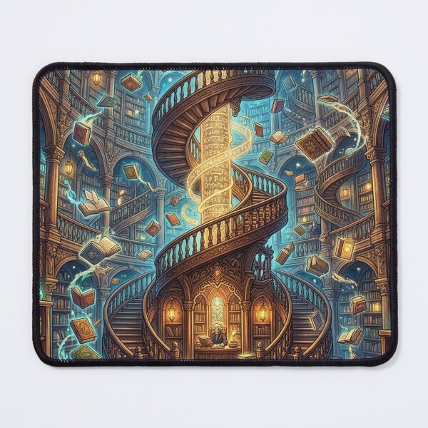 Item preview, Fantasy Library Jigsaw Puzzle | Magical Enchanted Bookshelf Art | Gift for Book Lovers designed and sold by YNAMREG.