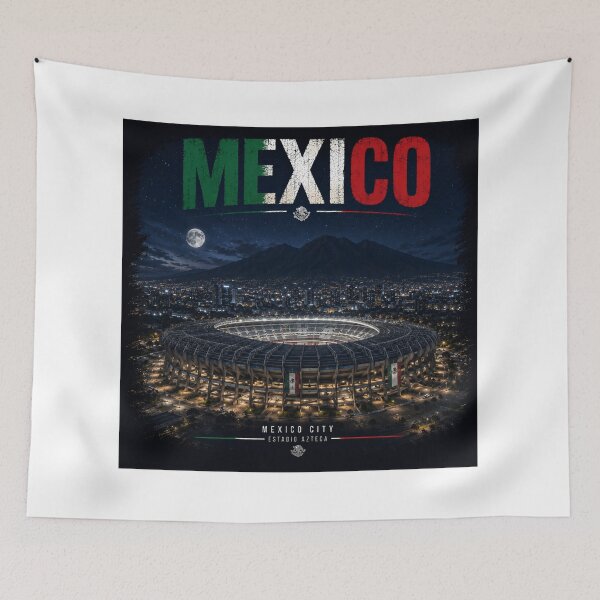 Item preview,  Mexico City Sport Stadium Landmark Inspired Design designed and sold by globetrottergfx.