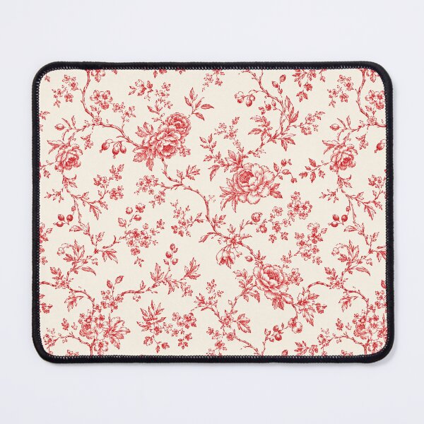Item preview, Red Toile Floral Pattern Phone Case for Mom | Vintage Botanical Journal for Grandma | Classic French Country Tote Bag for Teacher | Romantic Red Flower Blanket for Bridesmaid designed and sold by VivaFy.
