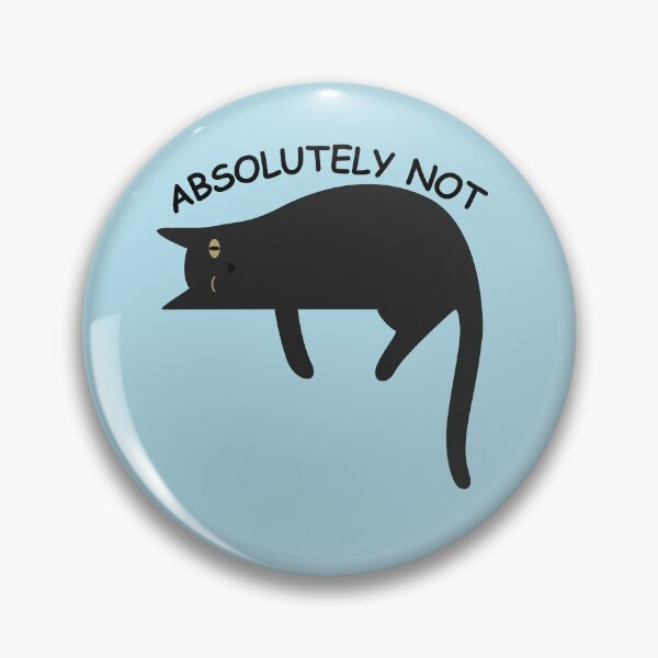 Item preview, Absolutely Not Black Cat designed and sold by AdicretorDesign.