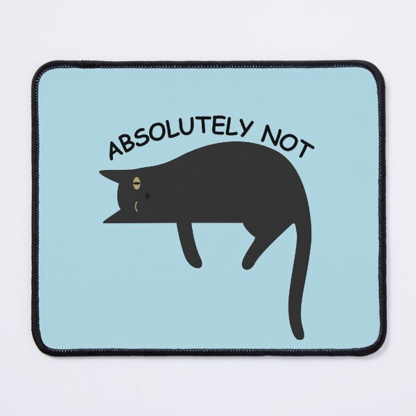 Item preview, Absolutely Not Black Cat designed and sold by AdicretorDesign.