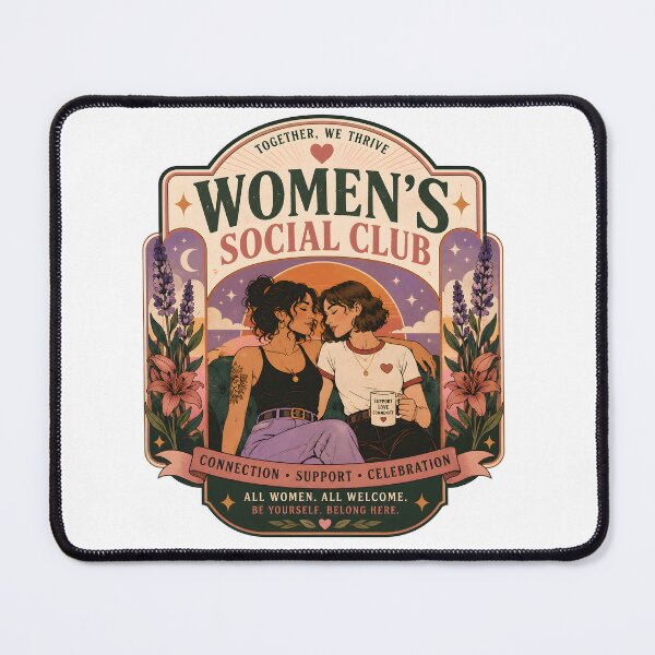 Item preview, Womens Social Club Poster designed and sold by Craft Design Alchemy.