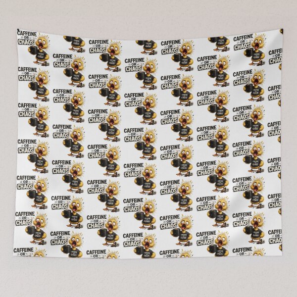 Item preview, Caffeine Or Chaos Funny Coffee Duck Shirt | Coffee Lover Gift designed and sold by smartprintuk.