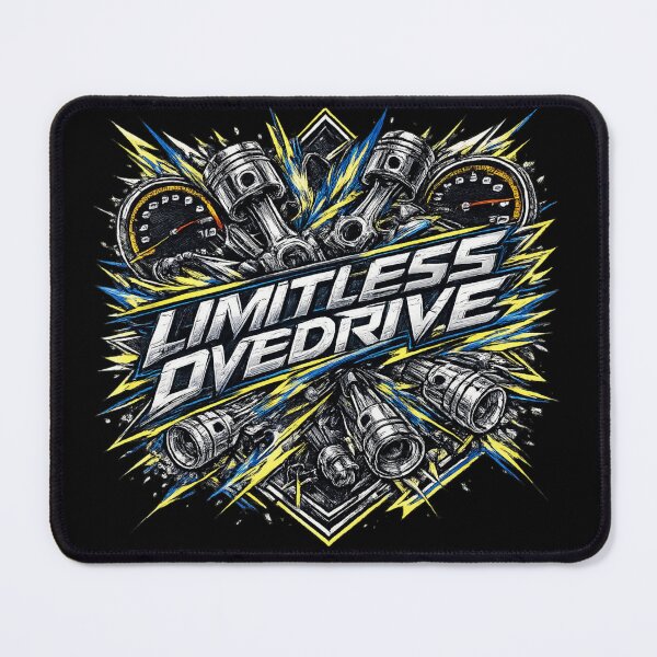 Item preview, Limitless Overdrive Technical Type - High Octane Maximalist Graphic designed and sold by krish-prints.