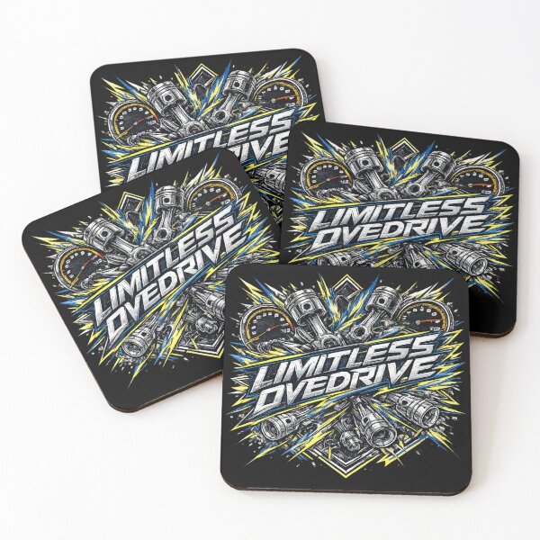 Item preview, Limitless Overdrive Technical Type - High Octane Maximalist Graphic designed and sold by krish-prints.